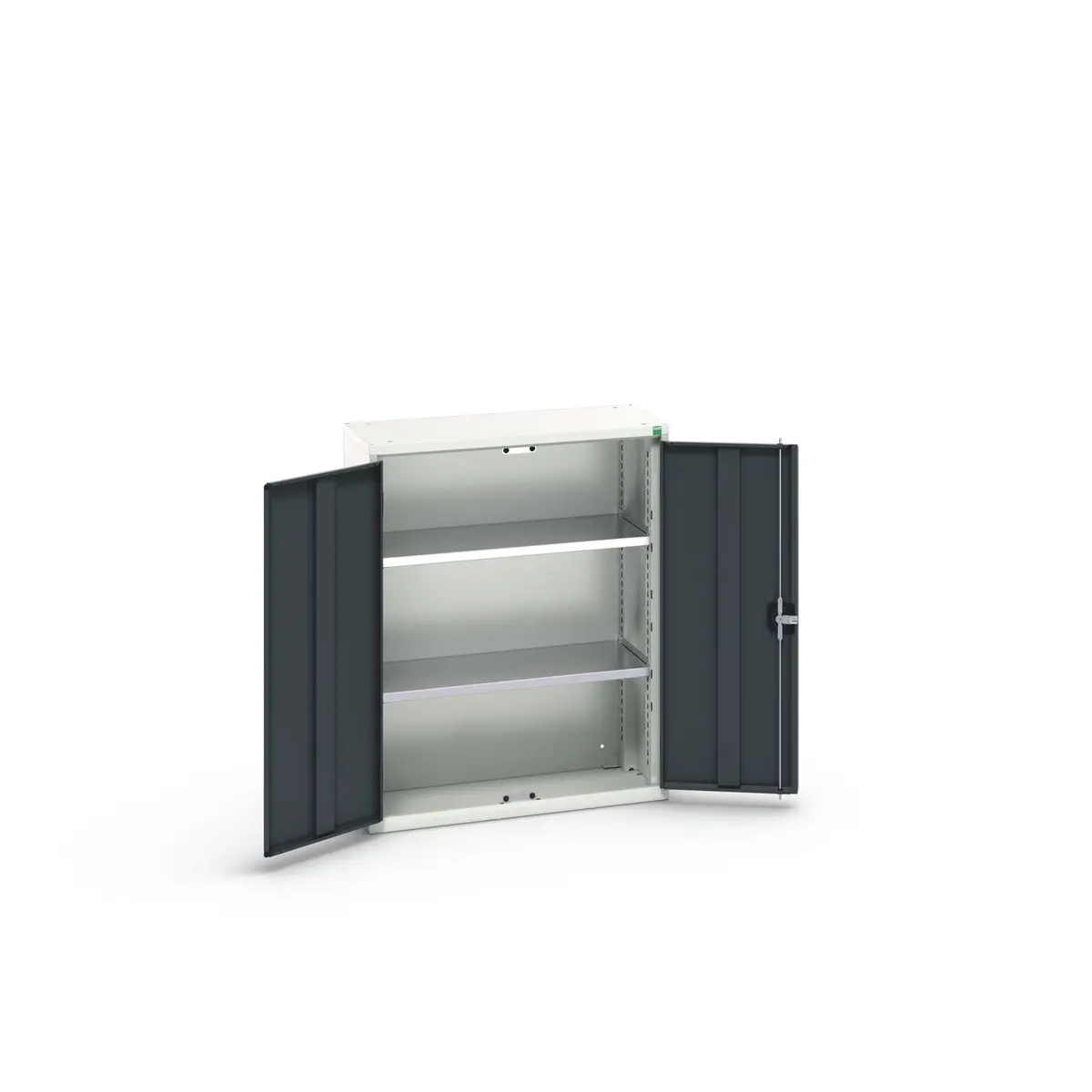Bott Schrank Typ Schrank mit Ablage Freistehend 2 Tür/en 2 Regal/e 0 Schublade/n 900 mm 800 mm Ja 350 mm Stahlblech
