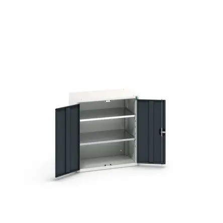 Produktfoto 1 von Bott Schrank Typ Regalschrank Freistehend 2 Tür/en 2 Regal/e 0 Schublade/n 900 mm 800mm Abschließbar 550 mm Stahlblech