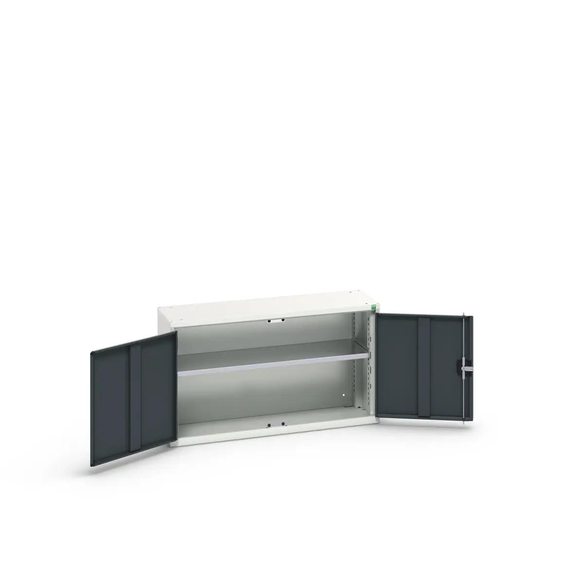Produktfoto 1 von Bott Schrank Typ Schrank mit Ablage Freistehend 2 Tür/en 1 Regal/e 0 Schublade/n 600 mm 1050 mm Ja 350 mm Stahlblech