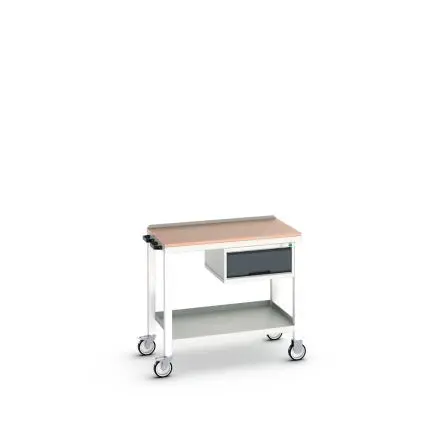 Produktfoto 1 von Bott Mobiler geschweißter Tisch Tragbar Stahl Werkbank L. 600 mm B. 1000mm H. 930 mm, Traglast 50kg