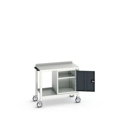 Produktfoto 1 von Bott Mobiler geschweißter Tisch Tragbar Stahl Werkbank L. 600 mm B. 1000mm H. 910 mm, Traglast 75kg