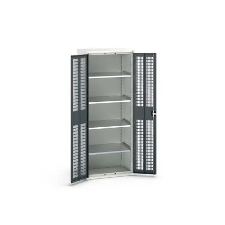 Bott Schrank Typ Schrank mit Ablage Freistehend 2 Tür/en 4 Regal/e 0 Schublade/n 2000 mm 800mm Abschließbar 550 mm