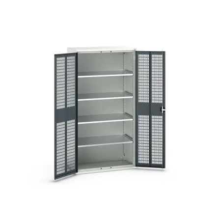 Bott Schrank Typ Schrank mit Ablage Freistehend 2 Tür/en 4 Regal/e 0 Schublade/n 2000 mm 1050mm Abschließbar 550 mm