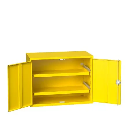 Produktfoto 1 von Bott Stahlblech Schränke für gefährliche Substanzen, 2 Tür Abschließbar, 2 Regal/e x 550 mm