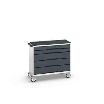 Produktfoto 1 von Bott Stahl Schrank, Typ Werkzeugschrank 5 Schubladen mit Rädern, 965 mm x 1050mm x 550 mm