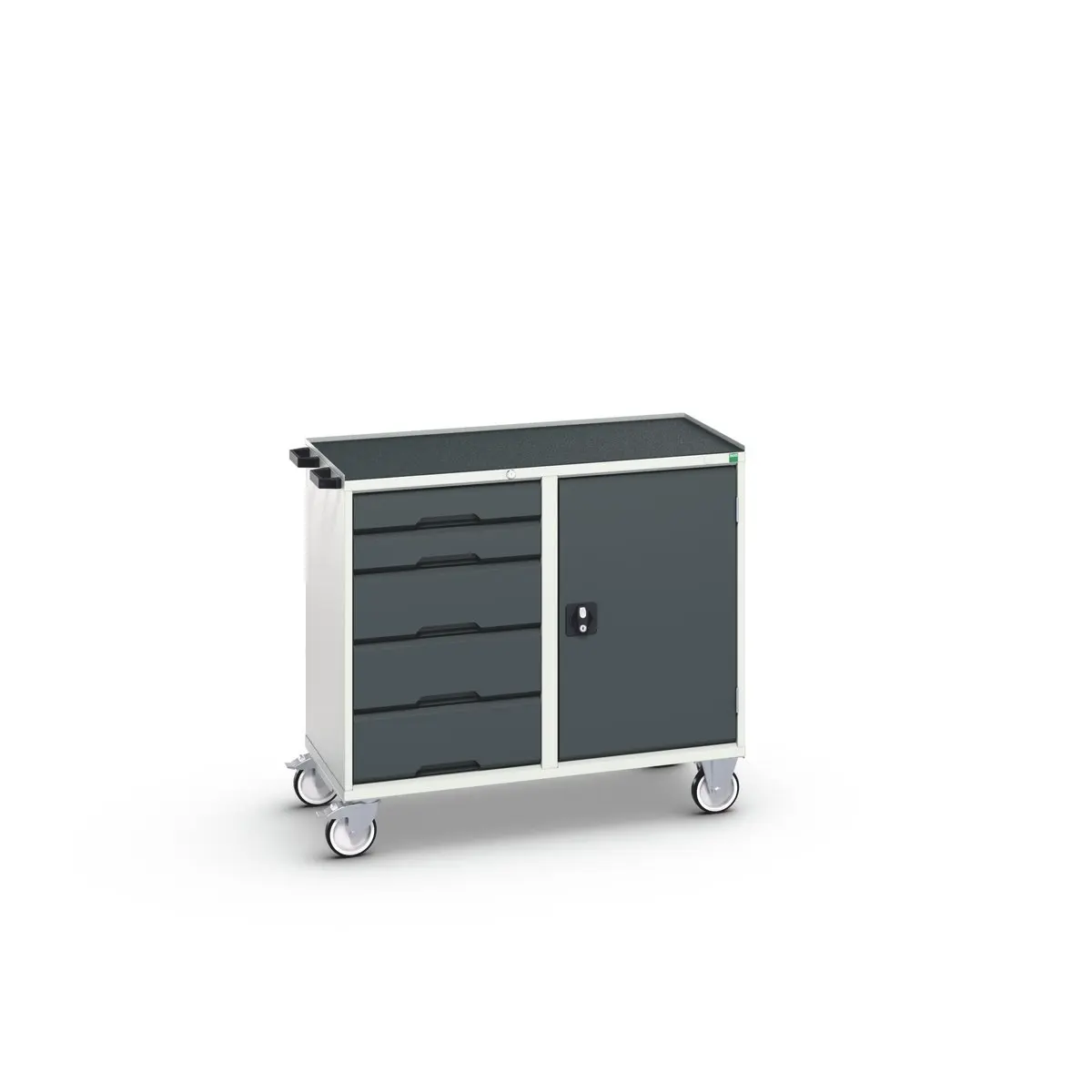Produktfoto 1 von Bott Stahl Werkzeugwagen, Typ Werkzeugschrank 5 Schubladen mit Rädern, 965 mm x 1050 mm x 550 mm