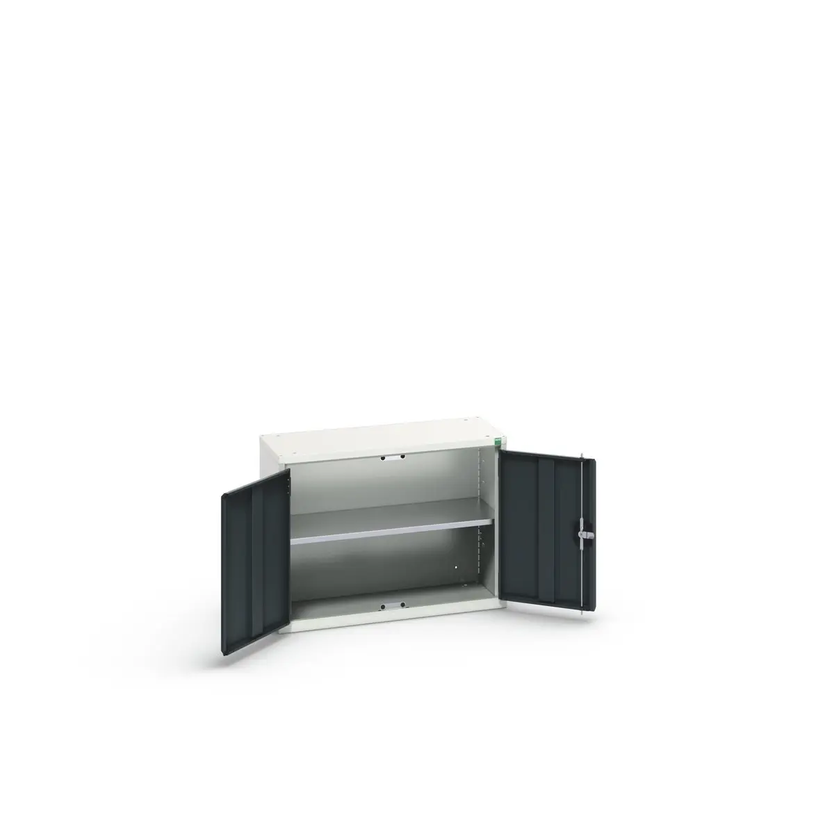 Produktfoto 1 von Bott Schrank Typ Schrank mit Ablage Freistehend 2 Tür/en 1 Regal/e 0 Schublade/n 600 mm 800 mm Ja 350 mm Stahlblech