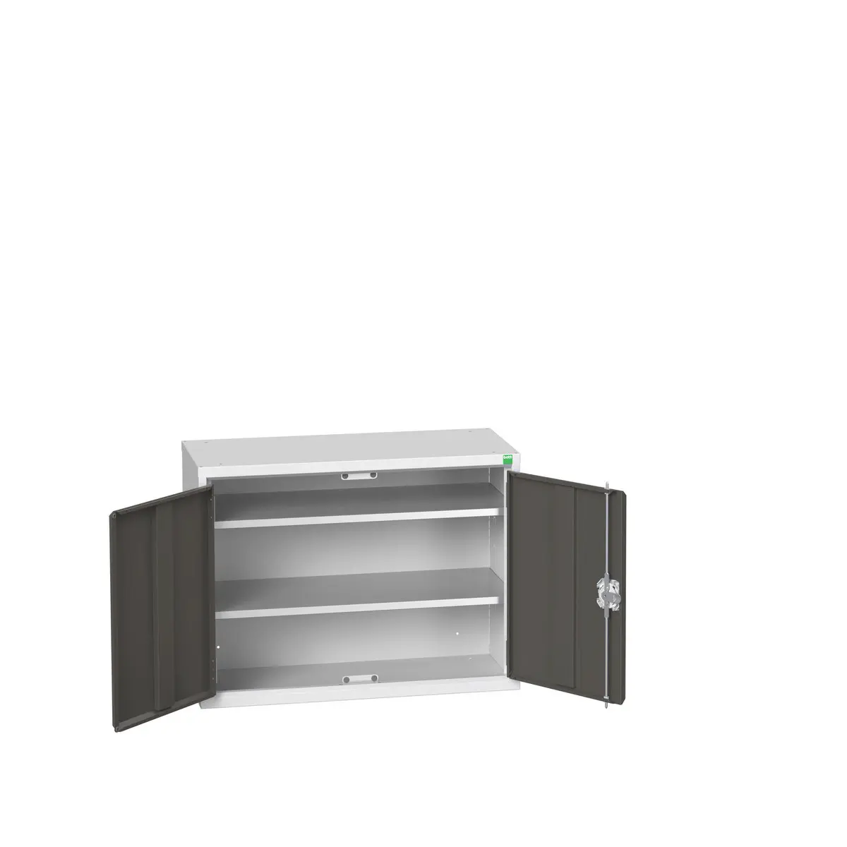 Produktfoto 1 von Bott Schrank Typ Schrank mit Ablage Freistehend 2 Tür/en 2 Regal/e 0 Schublade/n 600 mm 800 mm Ja 350 mm Stahlblech