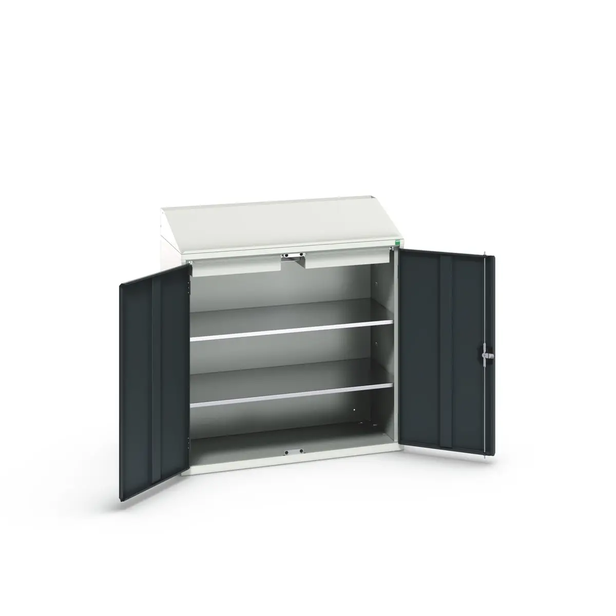 Produktfoto 1 von Bott Aufbewahrungsschrank Typ Schrank mit Ablage Freistehend 2 Tür/en 2 Regal/e 2 Schublade/n 1130 mm 1050 mm Ja 550 mm