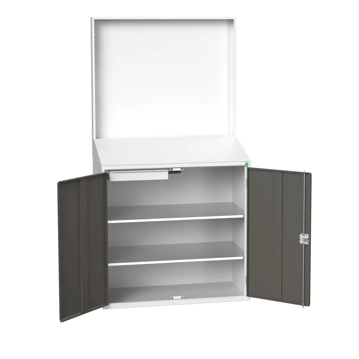 Produktfoto 1 von Bott Aufbewahrungsschrank Typ Schrank mit Ablage Freistehend 2 Tür/en 2 Regal/e 1 Schublade/n 2000 mm 1050 mm Ja 550 mm