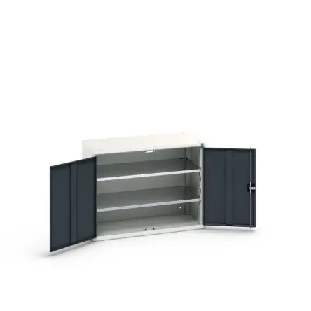 Produktfoto 1 von Bott Schrank Typ Regalschrank Bodenmontage 2 Tür/en 2 Regal/e 0 Schublade/n Verriegelbar Stahlblech