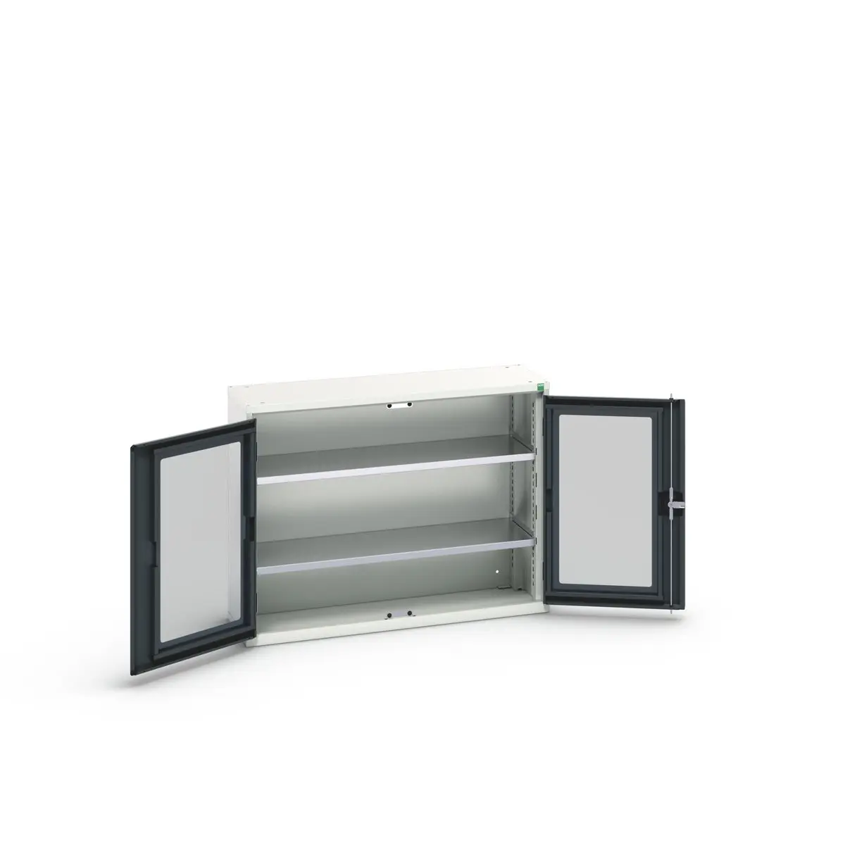 Produktfoto 1 von Bott Schrank Typ Schrank mit Ablage Freistehend 2 Tür/en 2 Regal/e 0 Schublade/n 800 mm 1050 mm Ja 350 mm Stahlblech
