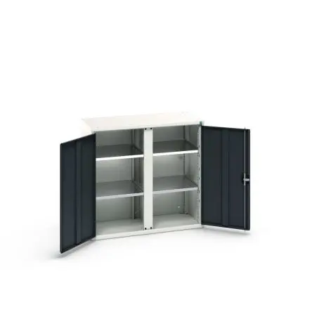Produktfoto 1 von Bott Schrank Typ Bestückter Schrank Freistehend 2 Tür/en 4 Regal/e 0 Schublade/n 1000 mm 1050mm Abschließbar 550 mm