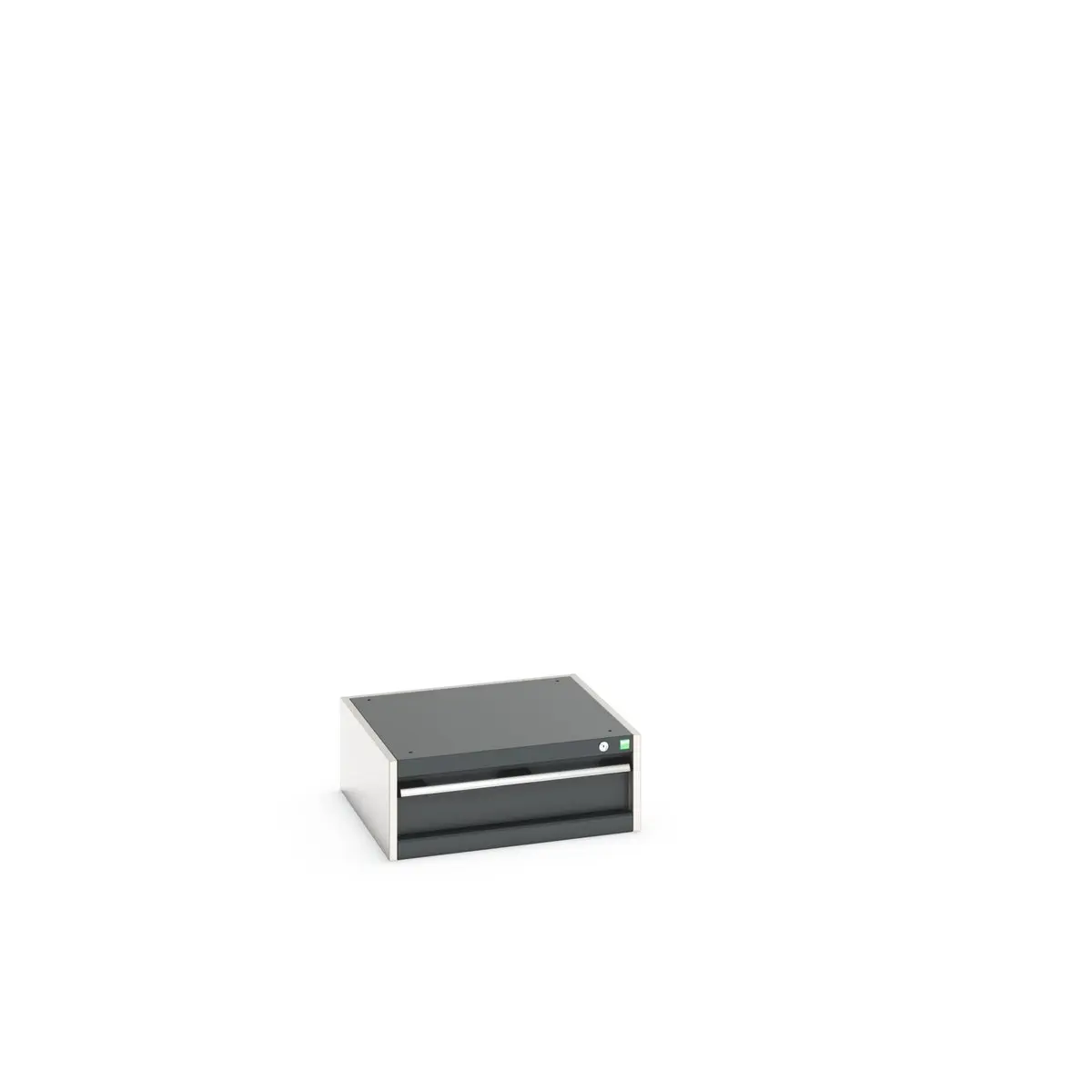 Produktfoto 1 von Bott 1 Stahl Schrank Anthrazit, Hellgrau, 250 mm x 650 mm x 650 mm