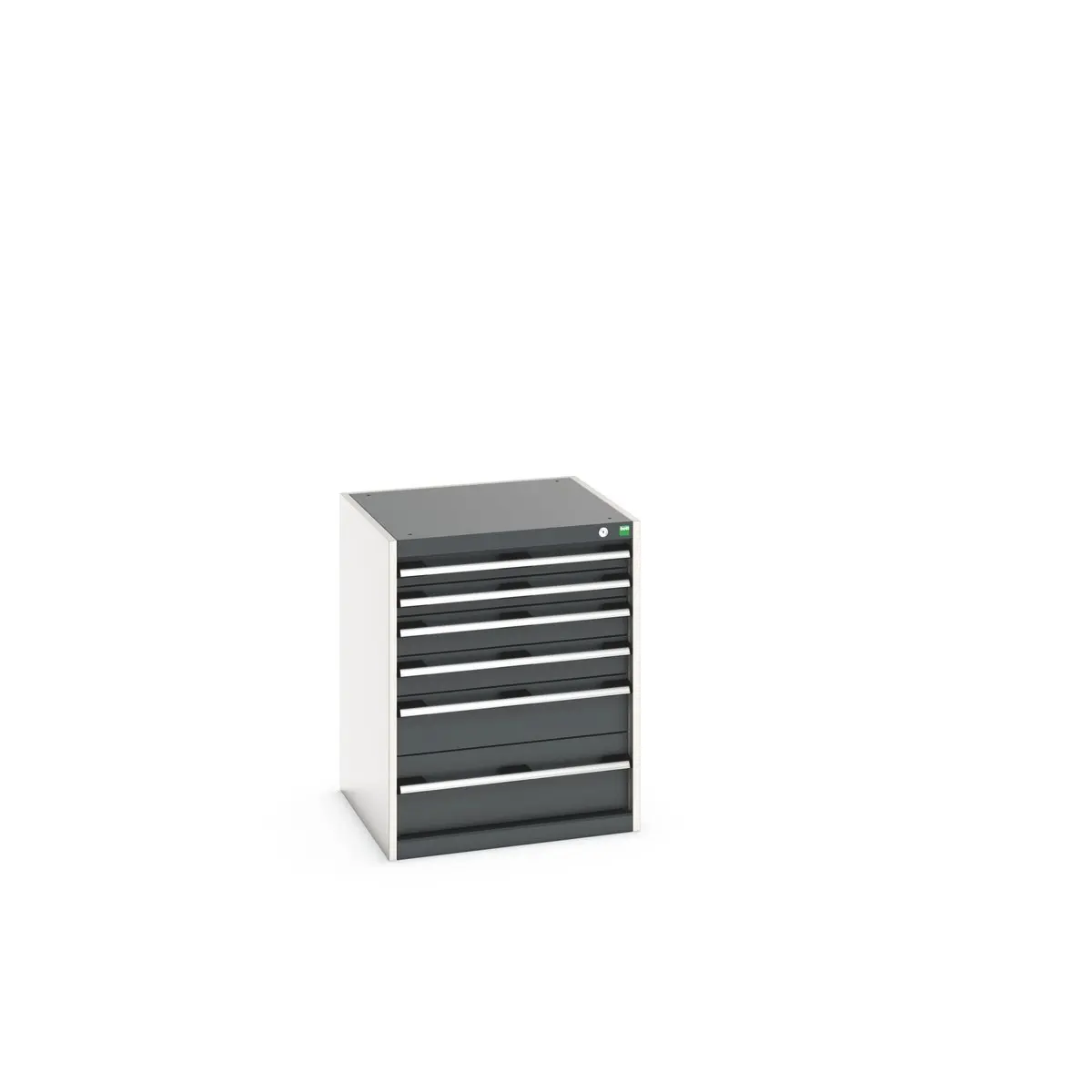 Produktfoto 1 von Bott 6 Stahl Schrank Hellgrau, Anthrazit, 800 mm x 650 mm x 650 mm