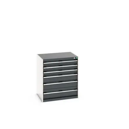 Produktfoto 1 von Bott 6 Stahl Schrank Anthrazit, Hellgrau, 900 mm x 800mm x 650 mm