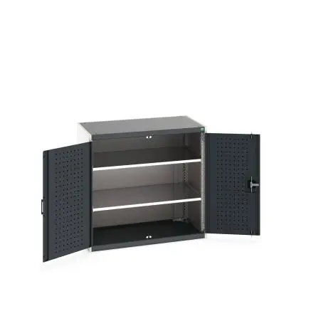 Produktfoto 1 von Bott Schrank Typ Schrank mit Ablage Freistehend 2 Tür/en 2 Regal/e 0 Schublade/n 1000 mm 1050mm Abschließbar 650 mm