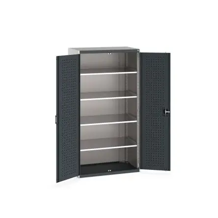 Bott Schrank Typ Schrank mit Ablage Freistehend 2 Tür/en 4 Regal/e 0 Schublade/n 2000 mm 1050mm Abschließbar 650 mm