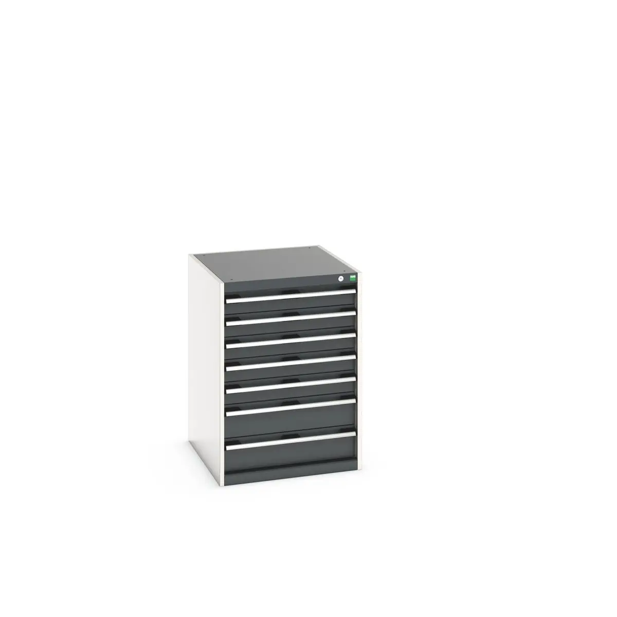 Produktfoto 1 von Bott 7 Stahl Schrank Anthrazit, Hellgrau, 900 mm x 650 mm x 750 mm