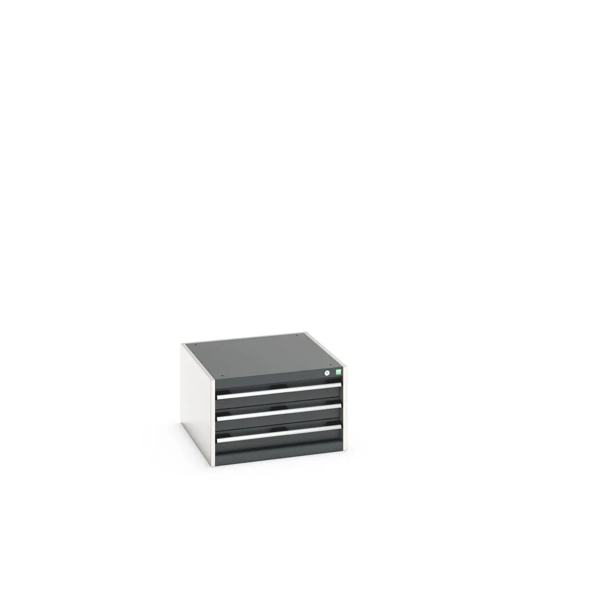 Produktfoto 1 von Bott 3 Stahl Schrank Anthrazit, Hellgrau, 400 mm x 650 mm x 750 mm