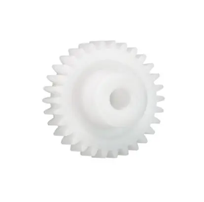 Igus Stirnrad 28 Zähne / Modul 2.5, Wälzkreis-Ø 70 mm, Nabe Ø 24 mm / Bohrung 12 mm