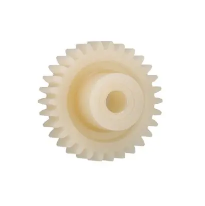 Produktfoto 1 von Igus Stirnrad 15 Zähne / Modul 1, Wälzkreis-Ø 15 mm, Nabe Ø 9 mm / Bohrung 4 mm