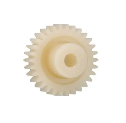 Produktfoto 1 von Igus Stirnrad 22 Zähne / Modul 0.7, Wälzkreis-Ø 15.4 mm, Nabe Ø 9 mm / Bohrung 4 mm