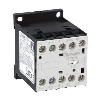 Produktfoto 1 von Lovato 11BG Schütz 48V-Spule, 3-polig, 440V 4.5 kW 1 Öffner