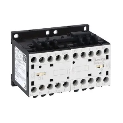 Produktfoto 1 von Lovato BGT09 Wendeschütz 120V ac-Spule, 3-polig, 690V / 9 A 5 kW 1 Schließer Motorsteuerung, Umkehrend 1-Hilfskontakte
