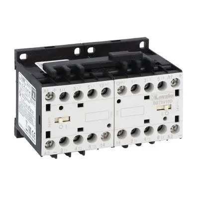 Produktfoto 1 von Lovato 11BG Wendeschütz 48V-Spule, 440V / 9 A 4 kW 1 Schließer Umkehrend 1-Hilfskontakte
