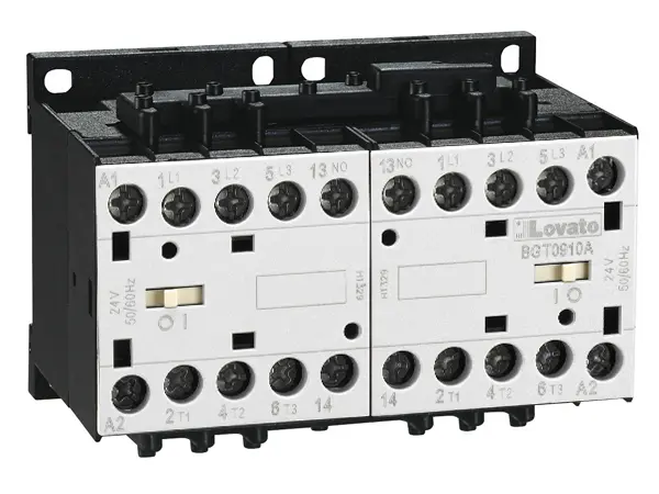 Produktfoto 1 von Lovato 11BG Wendeschütz 230 V-Spule, 440V / 12 A 5.7 kW 1 Schließer Umkehrend 1-Hilfskontakte