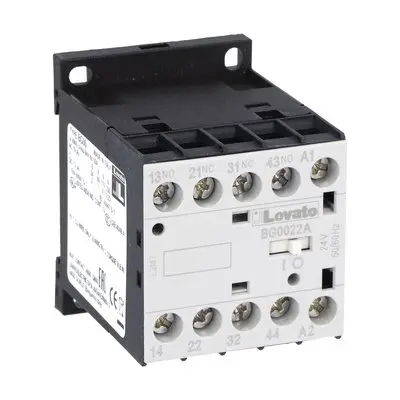 Produktfoto 1 von Lovato 11BG00 Steuerrelais 48 V-Spule, 4-polig / 10 A 2 Schließer/2 Öffner