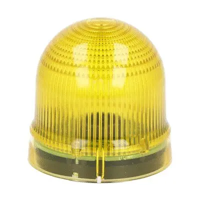 Produktfoto 1 von Lovato 8LB6S, Dauer, Blinkend-Licht Schall- und Lichtsignal-Kombination 24V ac/dc Gelb IP54 / 80 dB 80 dB @ 1m