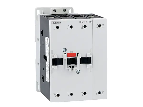 Produktfoto 1 von Lovato BFD150 Schütz 100/250 V ac/dc-Spule, 4-polig, 1kV / 100 A 4 Schließer Selbstsichernd