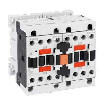 Produktfoto 1 von Lovato BFA009 Wendeschütz 24 V ac-Spule, 440V / 9 A 4.2 kW 1 Öffner