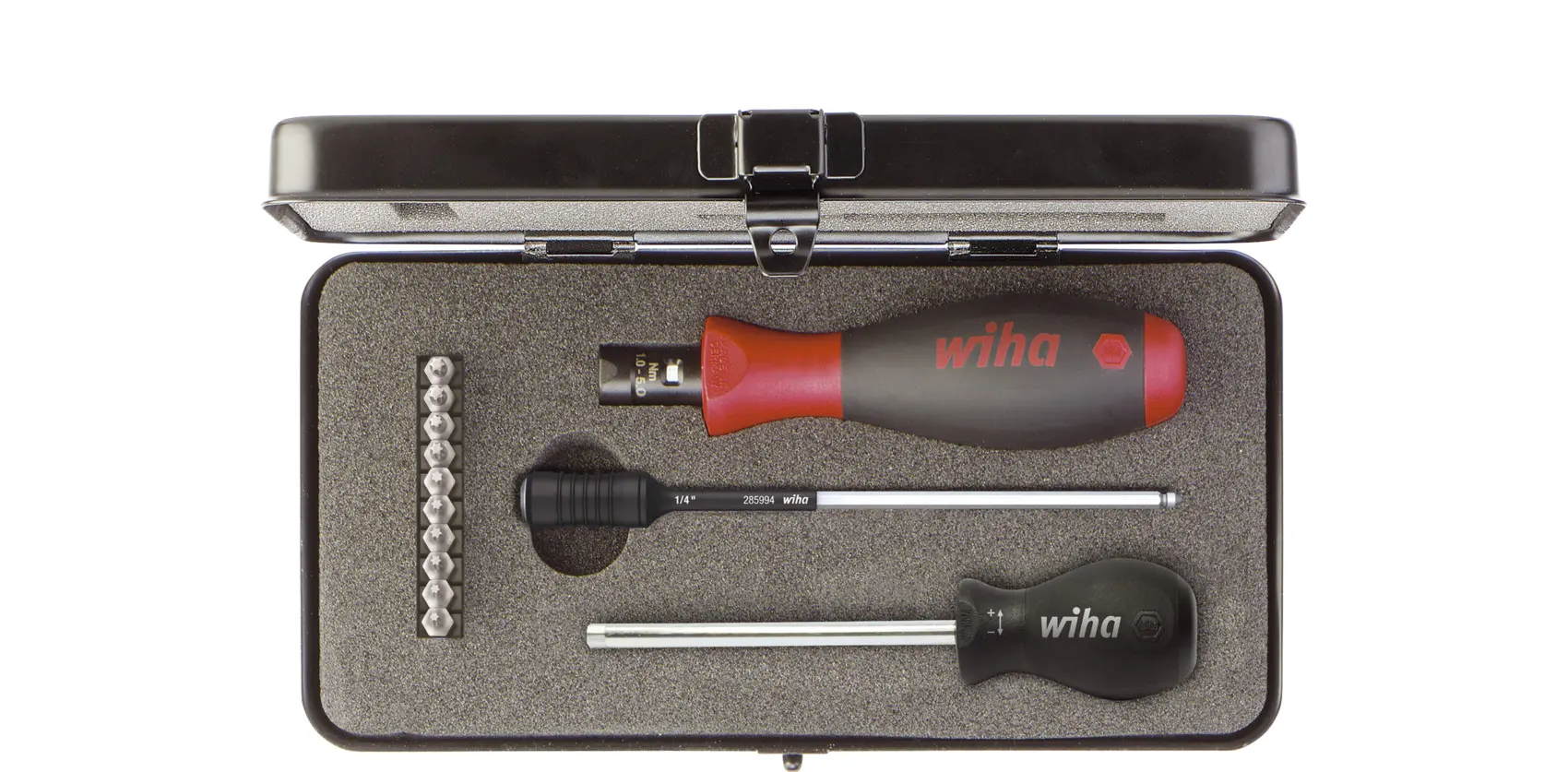 Produktfoto 1 von Wiha 1/4 in Drehmomentschraubendreher 0.8 To 5.0 Nm / ±6 %