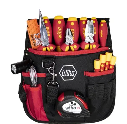 Produktfoto 1 von Wiha VDE 1000V zugelassen Werkzeugsatz, Tasche 18-teilig