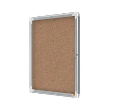 Produktfoto 1 von Nobo Notiztafel Braun Kork Aluminium B. 493mm H. 667 mm