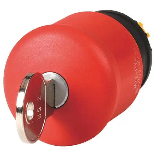Produktfoto 1 von Eaton M22 Not-Aus-Schalter, 22.5 mm, Rot, Schlüsselentriegelung, IP69K, IP66