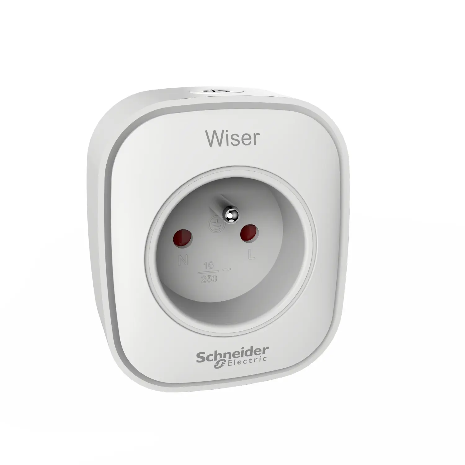 Produktfoto 1 von Schneider Electric Wiser Smart Steckadapter 13 A 230 V ac Typ E