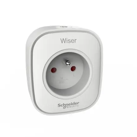 Produktfoto 1 von Schneider Electric Wiser Smart Steckadapter 13A Typ E