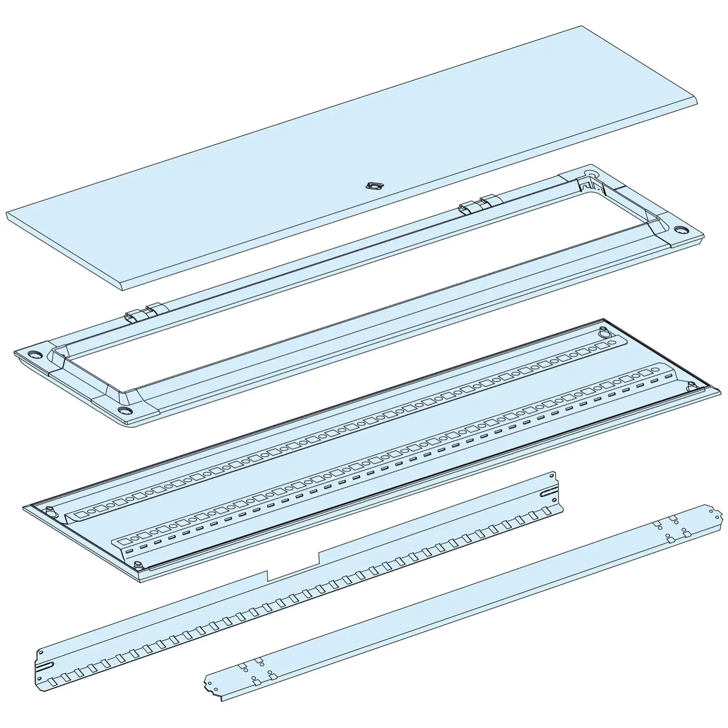 Schneider Electric Rückwand, für Gehäuse LVS 260 mm 1250 mm 300mm