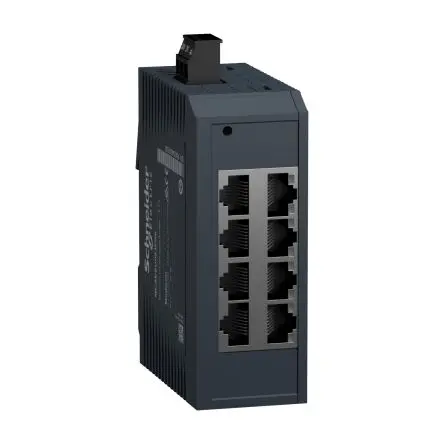 Produktfoto 1 von Schneider Electric ConneXium - Ethernet Netzwerk-Hub, DIN-Hutschiene, 24 V
