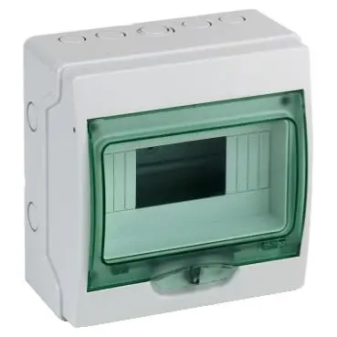 Produktfoto 1 von Schneider Electric Mureva Schaltschrank Glatt, 1-fach, Polymer, 195mm IEC, 112 mm IP65, 56 mm Oberfläche, 200 mm,