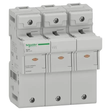 Produktfoto 1 von Schneider Electric Acti9 Fusible Sicherungsschalter-Trennschalter / 3-polig Umschlossen, 22 x 58 mm Sicherungsgröße