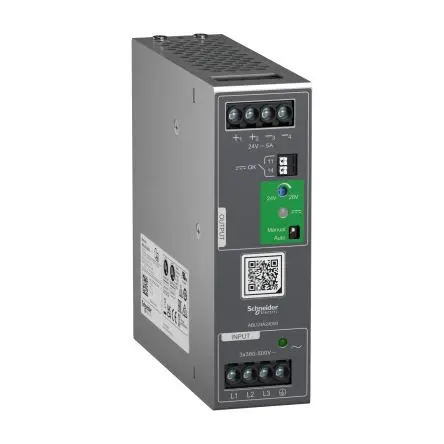 Produktfoto 1 von Schneider Electric Phaseo DIN-Schienen Netzteil Geschalteter Modus 500V ac / 5 A 24V dc 120 W