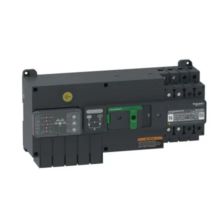 Produktfoto 1 von Schneider Electric TA100 TransferPacT Elektronischer Schutzschalter 230V, 63A DIN-Hutschiene 5000 A, Typ AC L. 145 mm x