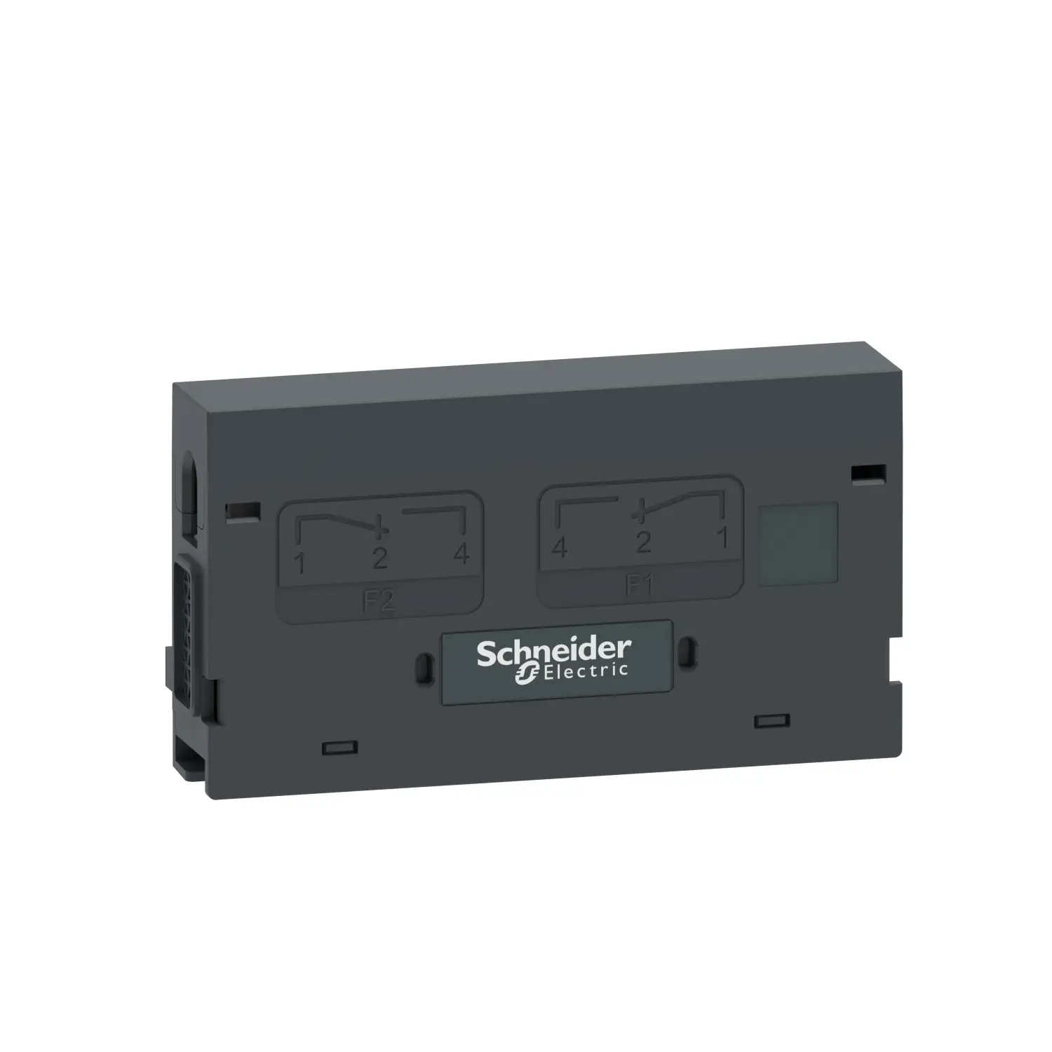 Produktfoto 1 von Schneider Electric TPS Hilfskontaktmodule TransferPacT, 2 NO (Schließer) + 2 NC (Öffner) Klemmbefestigung mit Schraube