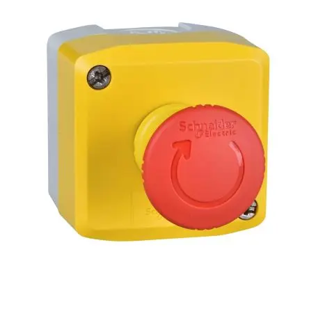 Produktfoto 1 von Schneider Electric Harmony Drucktasten-Kompletteinheit, 1 Öffner, Rot IP69K, IP66, IP67, Drehentriegelung