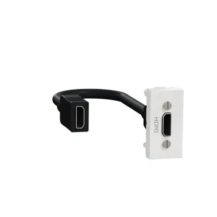 Schneider Electric HDMI-Stecker 2-polig 45 mm Buchse Gerade